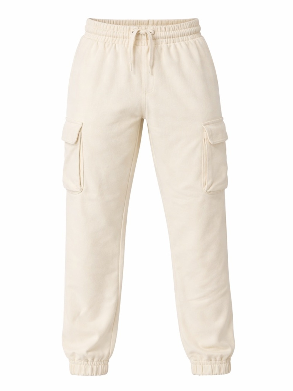 Zara cream cargo joggers, small